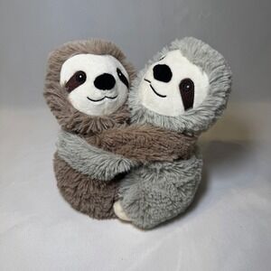 Warmies Hugs Sloth Duo Plush Hugging Microwavable Lavender Scented